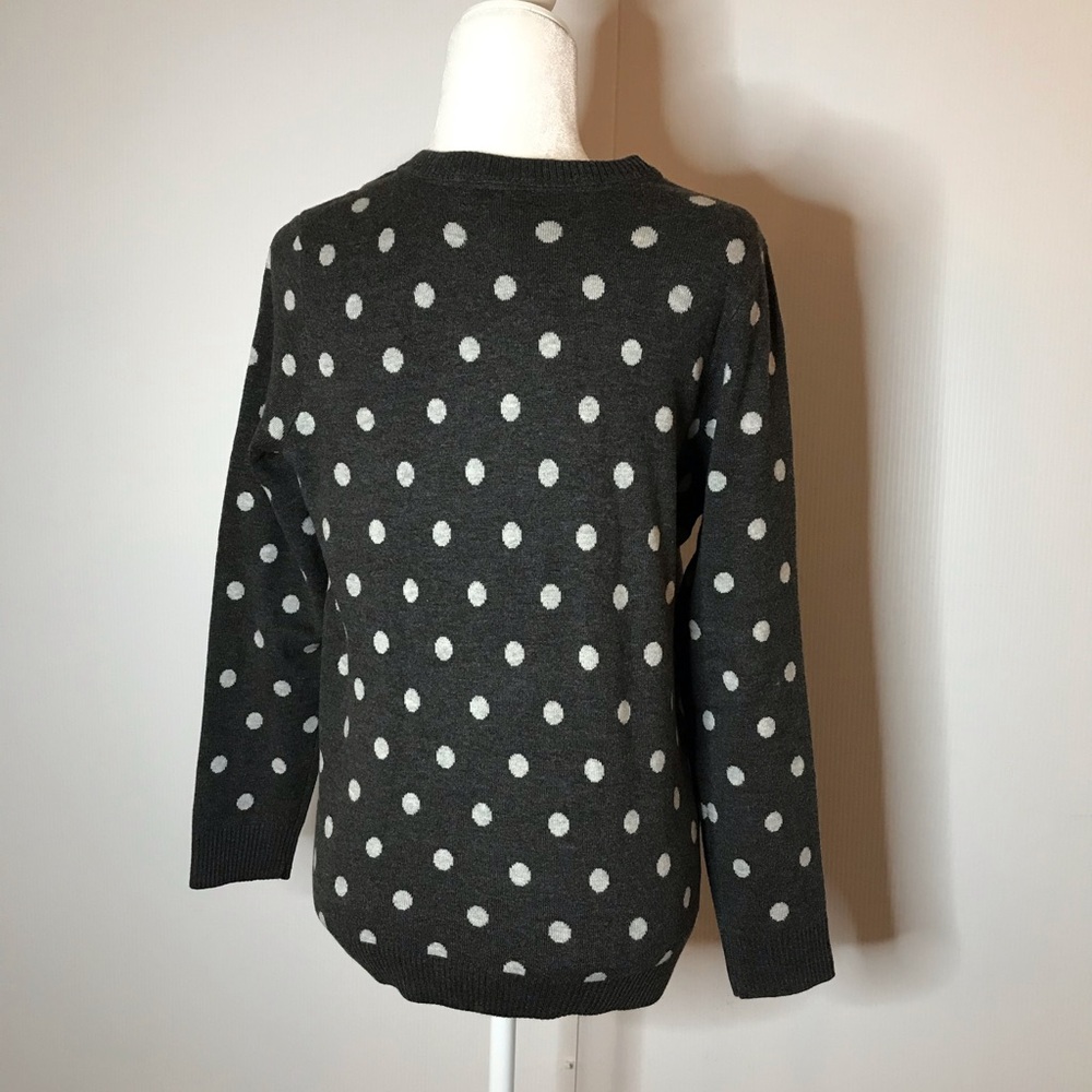 New Charter Club Polka Dots Pullover Sweater - Picture 10 of 15
